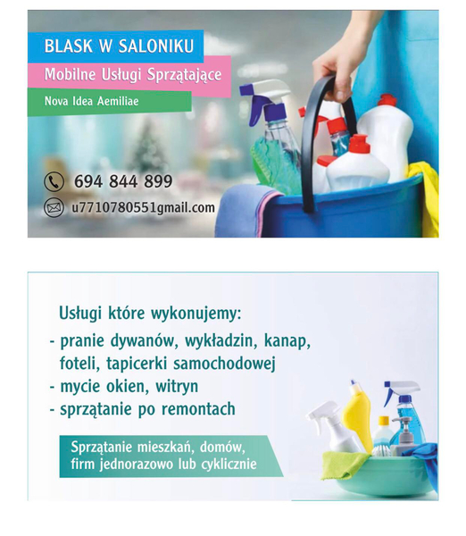 Zdjęcie na okładce dla Błysk W Saloniku - Firma sprzątająca Suwałki